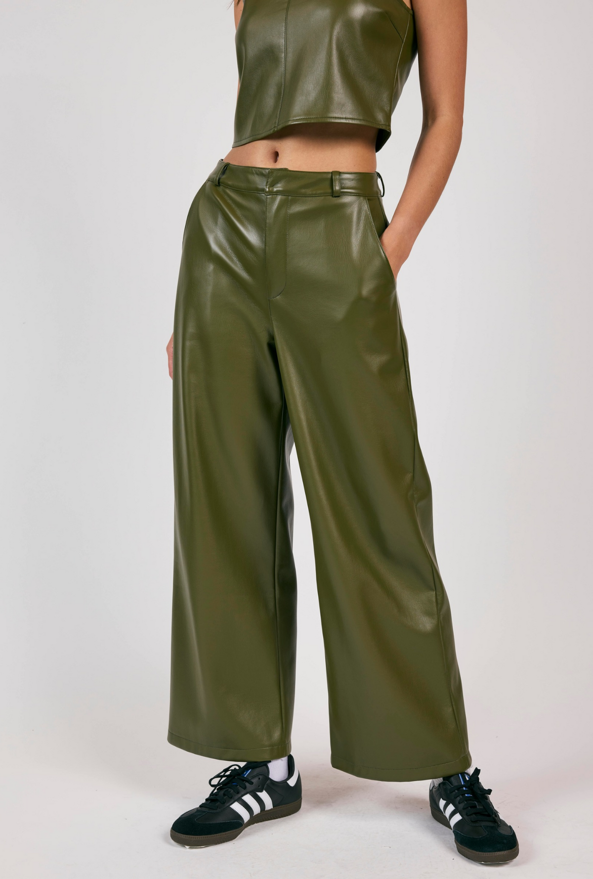 Cailey Faux Leather Pants