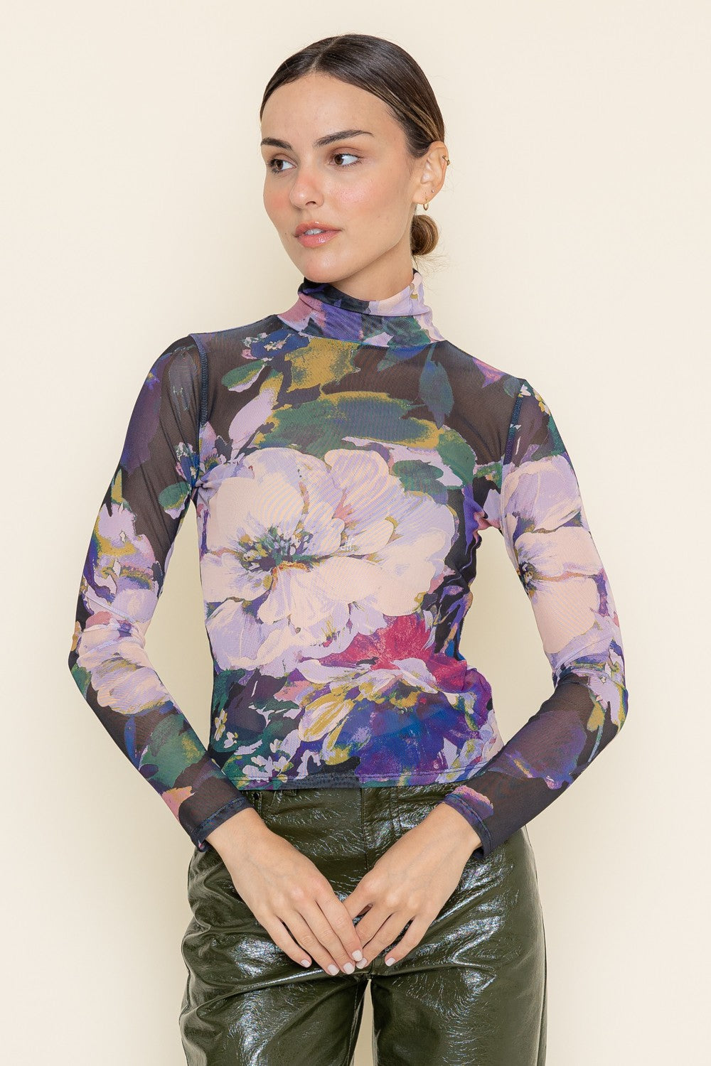 Juliana Floral Long Sleeve Top