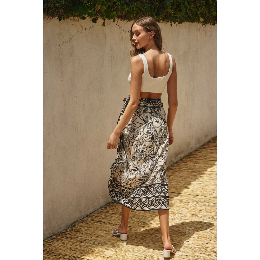 Shelly Midi Wrap Skirt