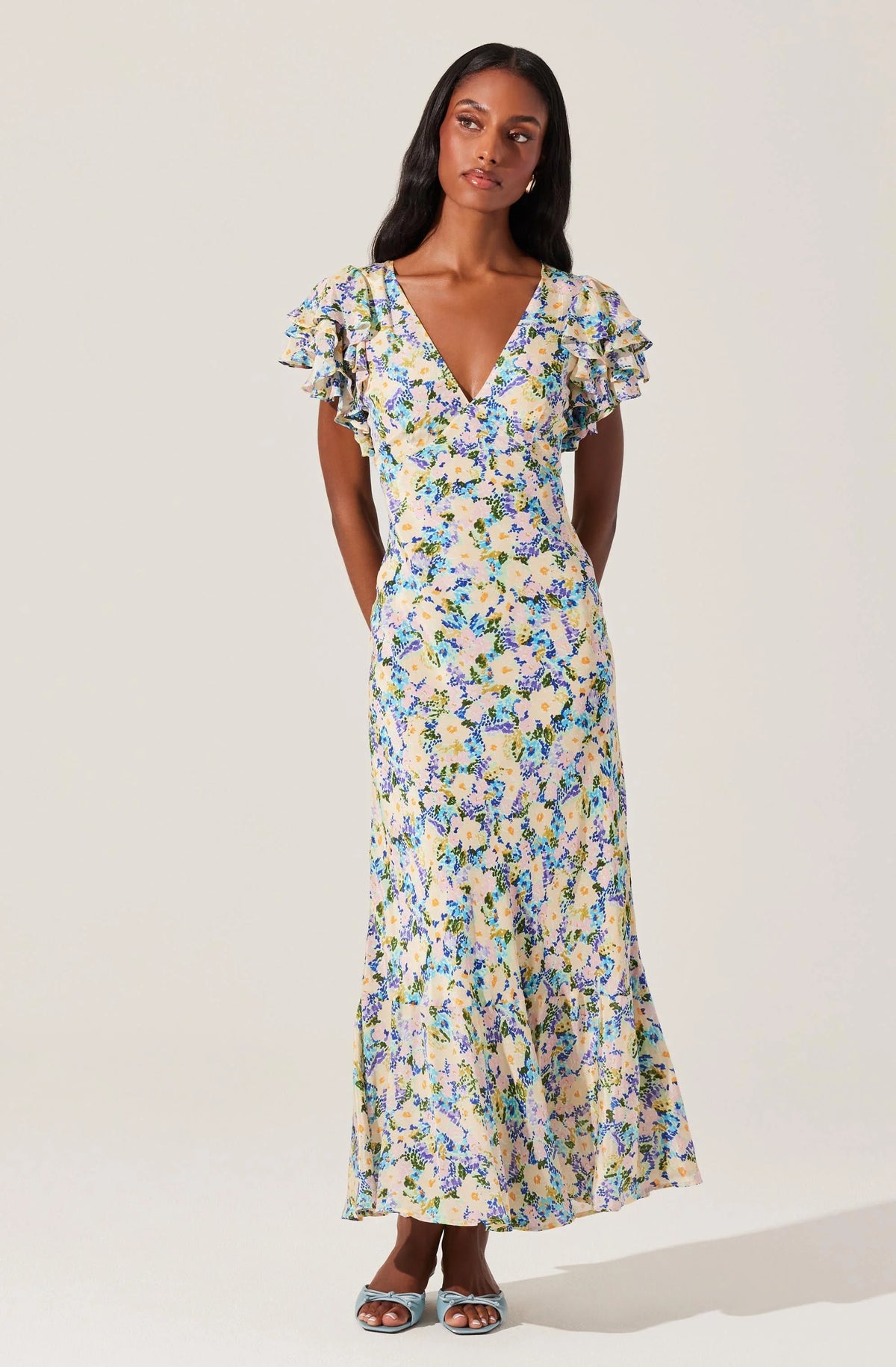 Celestine Floral  Midi Dress