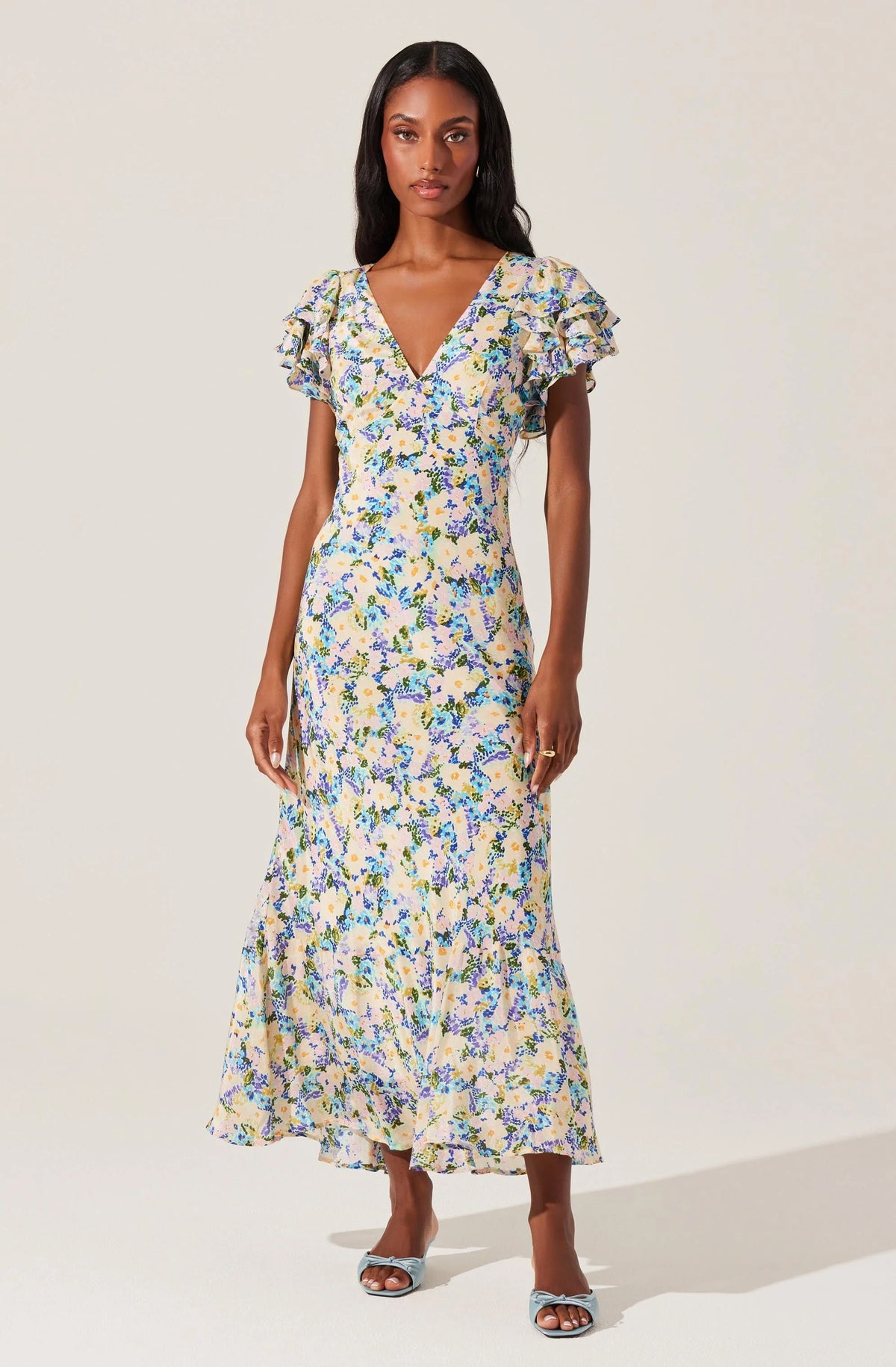 Celestine Floral  Midi Dress