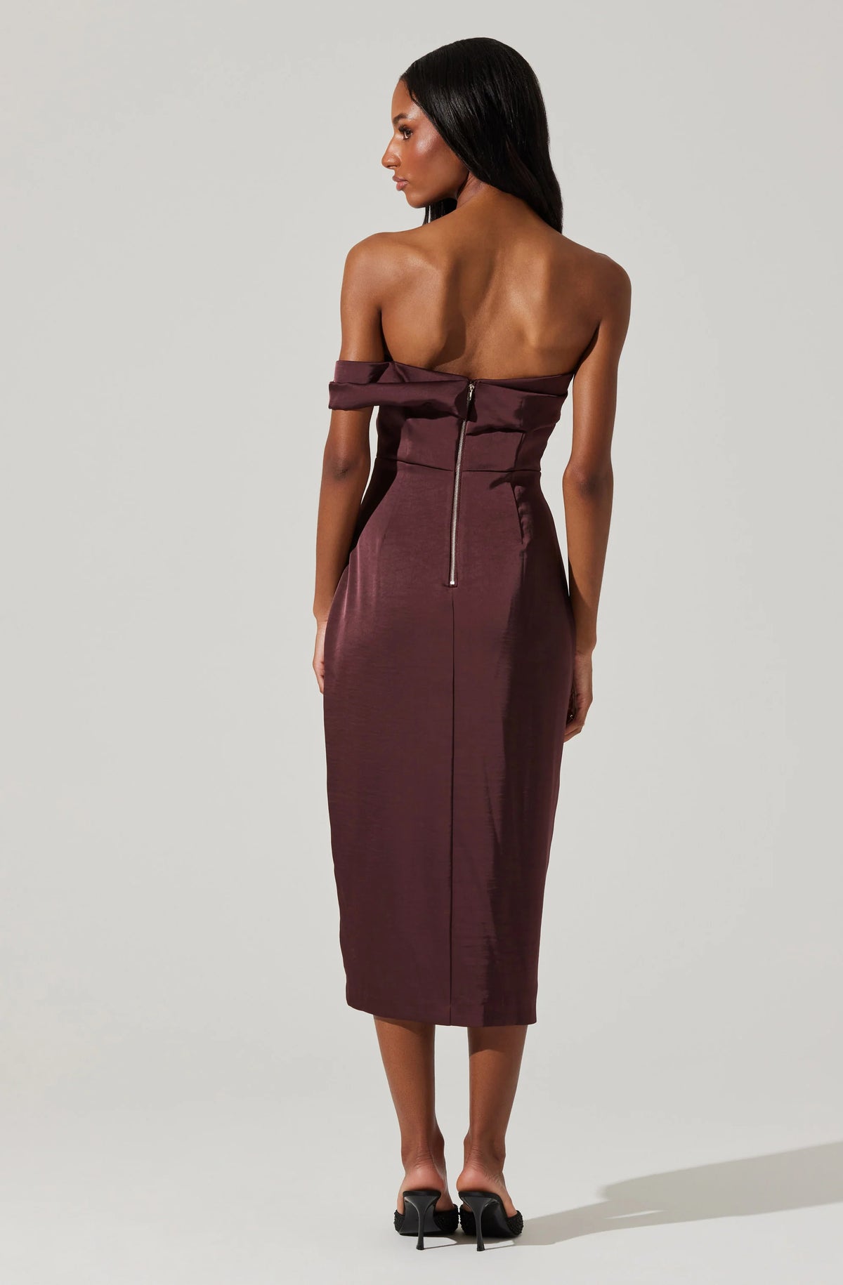 Gigi Off Shoulder Midi Dress