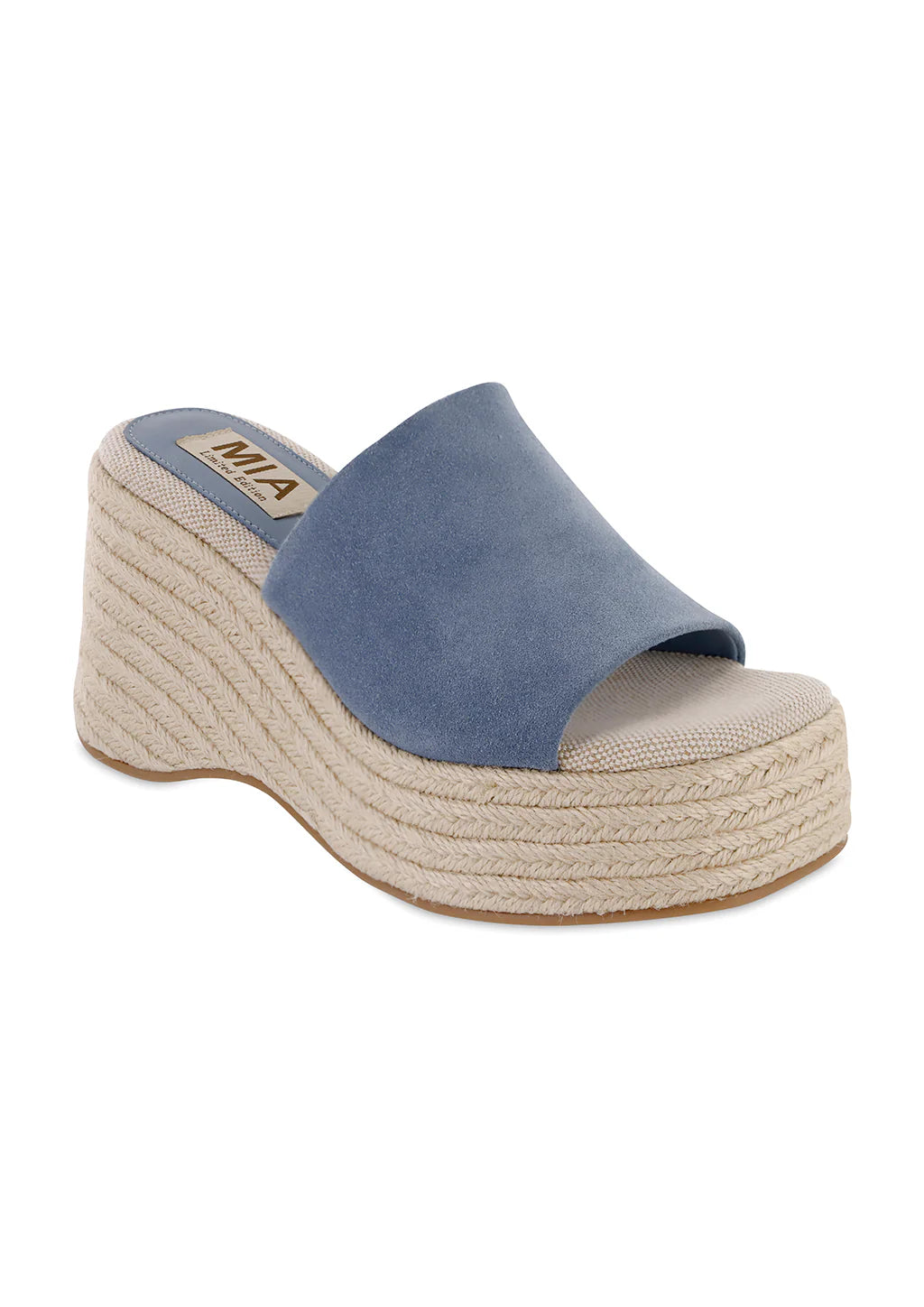 Palma Denim Suede Sandal