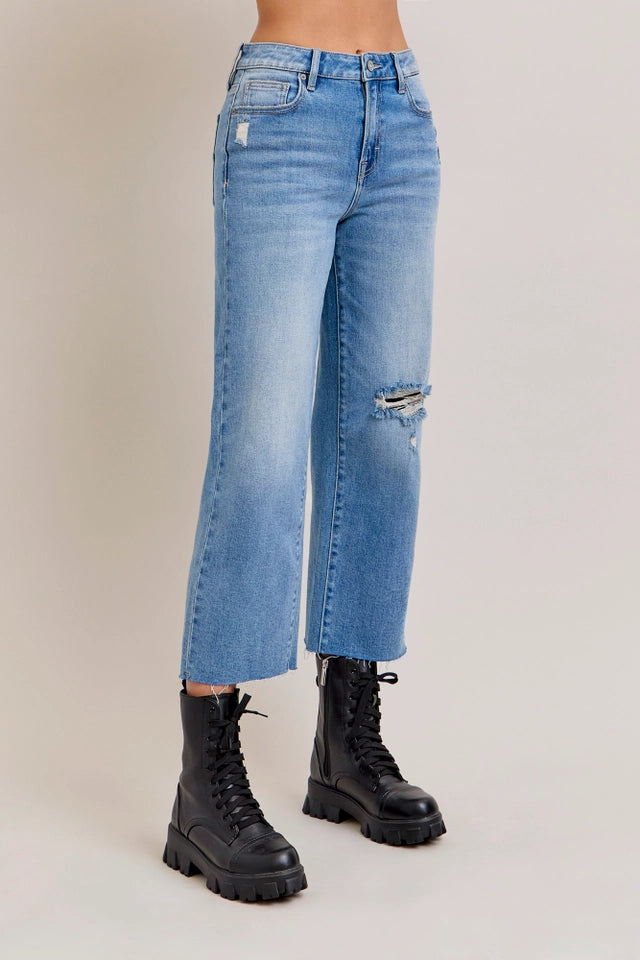 Ella High Rise Wide Leg Jeans