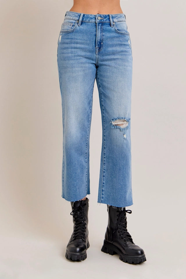 Ella High Rise Wide Leg Jeans